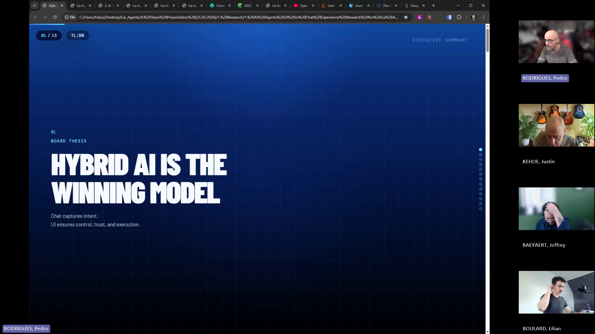 Lia Agents team presentation