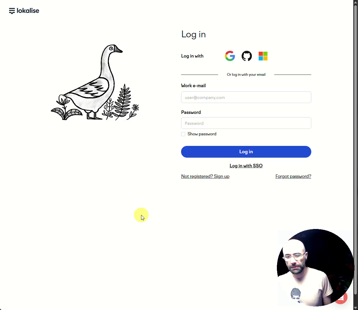 Lokalise self-registration UX assessment