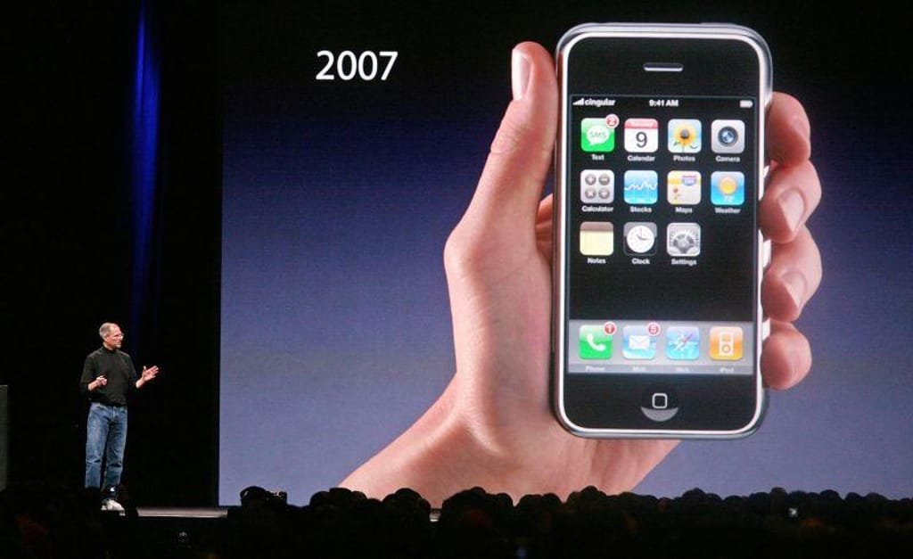 Apple iPhone launch in 2007