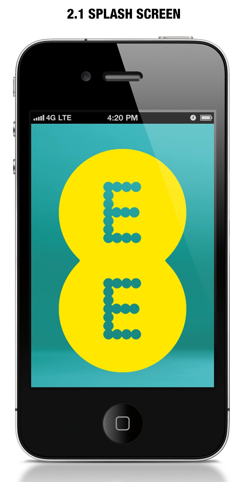 EE iPhone app splash screen