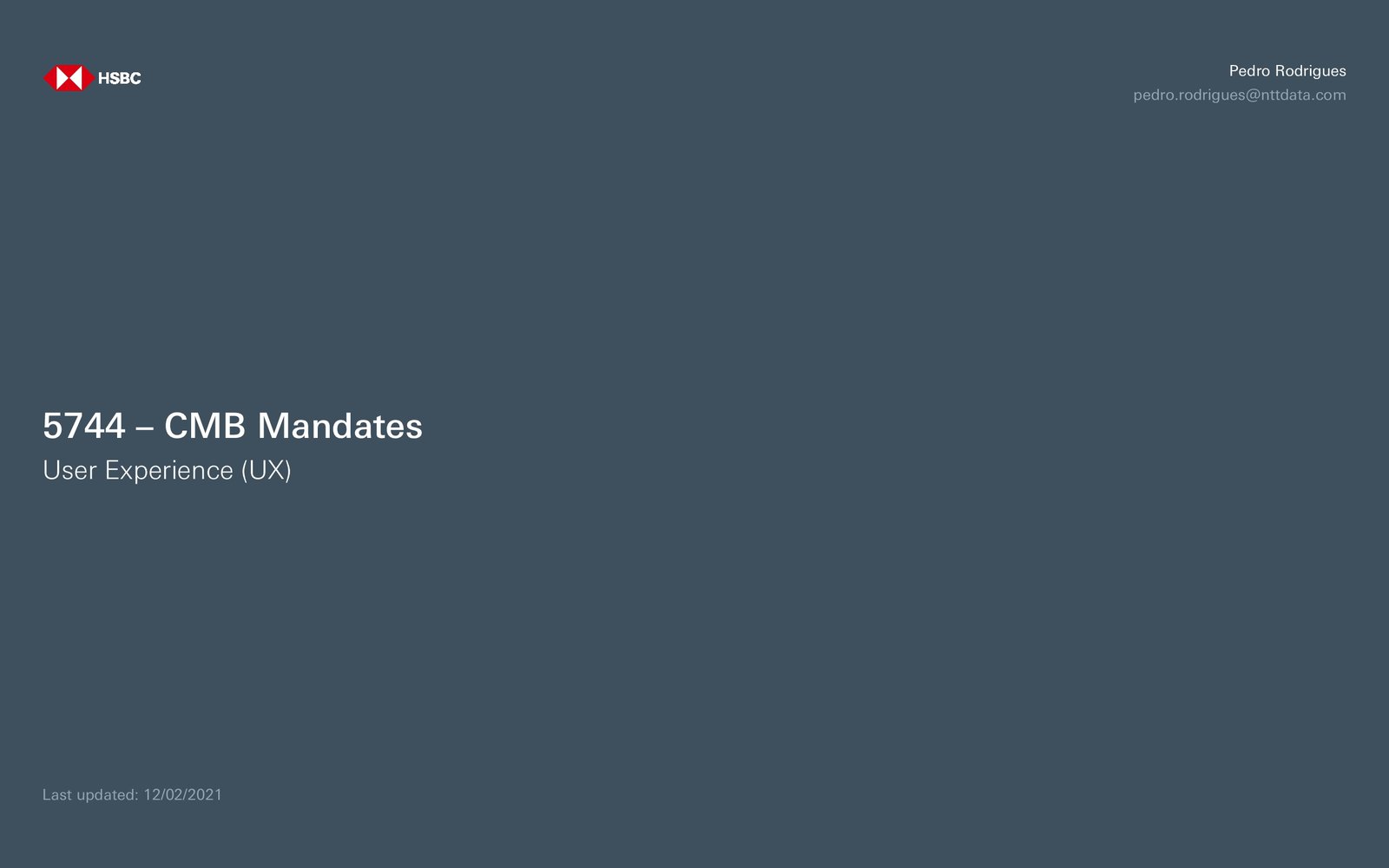 CMB Mandates wireframe — signatories list with 20+ entries