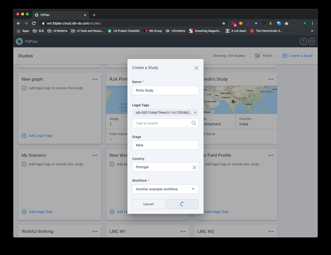 FDPlan UI December 2018 baseline