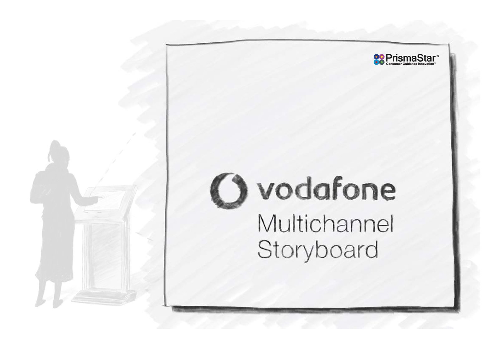 Phone selector in-store kiosk UX sketch 1